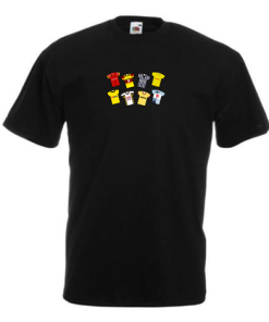 Watford Retro Kits Black T-Shirt Classic Kits