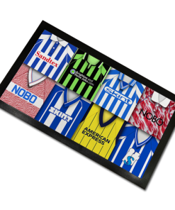 Brighton Classic Shirts Retro Home & Away Shirts Kit Montage Bar Runner