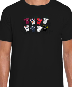 Bolton Retro Kits Black T-Shirt Classic Kits