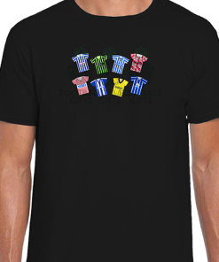 Brighton Retro Kits Black T-Shirt Classic Kits