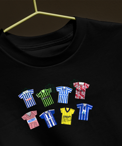 Brighton Retro Kits Black T-Shirt Classic Kits - Image 3