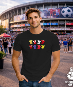 Alternative view of Bristol City Retro Kits Black T-Shirt Classic Kits