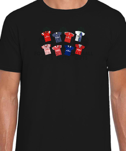 Charlton Athletic Retro Kits Black T-Shirt Classic Kits