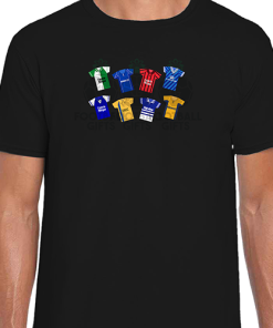 Millwall Retro Kits Black T-Shirt Classic Kits