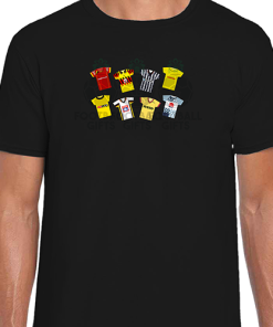 Watford Retro Kits Black T-Shirt Classic Kits