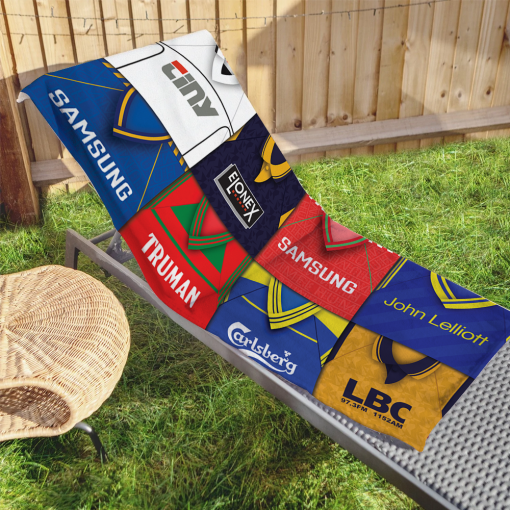 Wimbledon Classic Kits Montage Retro Shirt Beach Towel