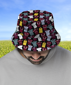 Hearts Retro Shirt Bucket Hat Classic Kits
