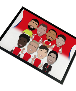 Arsenal Players 2024-25 Vector Heroes Door Floor Mat