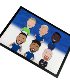 Everton Players 2024-25 Vector Heroes Door Floor Mat