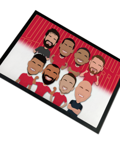 Liverpool Players 2024-25 Vector Heroes Door Floor Mat