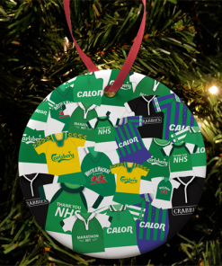 Hibs Retro Mash Christmas Tree Decoration Classic Kits