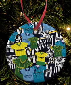 Notts County Retro Mash Christmas Tree Decoration Classic Kits
