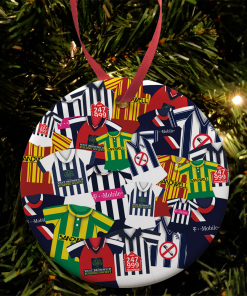 West Brom Retro Mash Christmas Tree Decoration Classic Kits