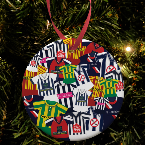 West Brom Retro Mash Christmas Tree Decoration Classic Kits