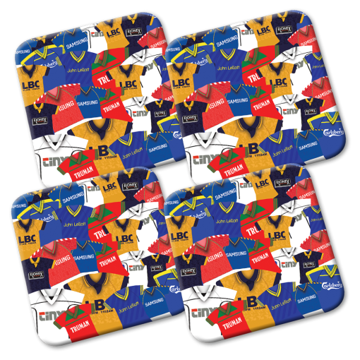 Wimbledon Retro Shirts Classic Kits Mash Coasters Pack Of 4