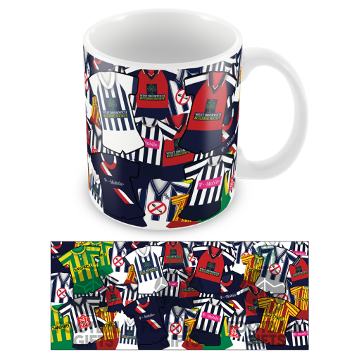 West Brom Retro Shirt Classic Kit Mug Mash