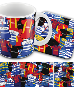 Reading Retro Shirt Classic Kit Mash Mug and Coaster Set