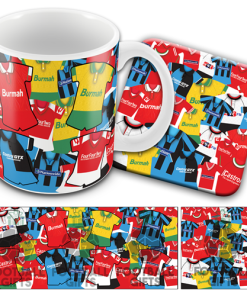 Swindon Retro Shirt Classic Kit Mash Mug and Coaster Set