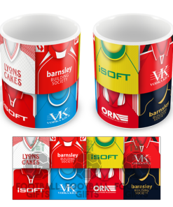 Barnsley Retro Shirt Montage Mug