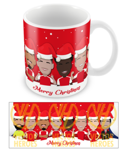 Arsenal 2024-25 Vector Heroes Christmas Mug