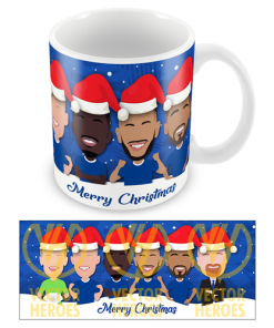 Everton 2024-25 Vector Heroes Christmas Mug