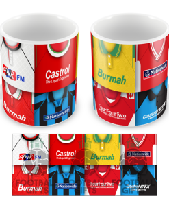 Swindon Retro Shirt Montage Mug