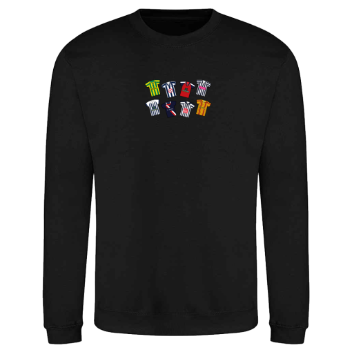 West Brom Retro Kits Jumper Black Classic Kits - Image 2