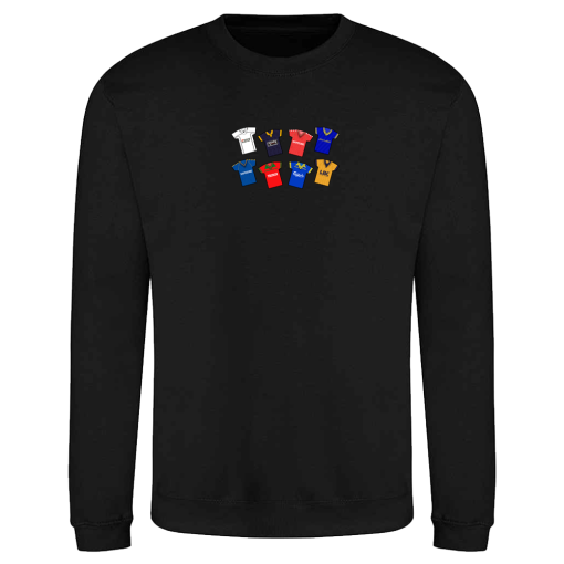 Wimbledon Retro Kits Jumper Black Classic Kits - Image 2