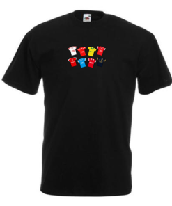 Barnsley Retro Kits Black T-Shirt Classic Kits