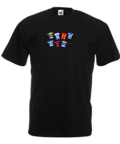 Reading Retro Kits Black T-Shirt Classic Kits