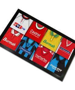 Swindon Classic Shirts Retro Home & Away Shirts Kit Montage Bar Runner