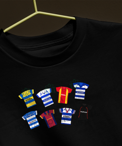 Reading Retro Kits Black T-Shirt Classic Kits - Image 3