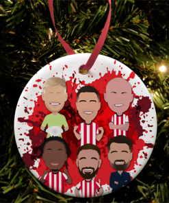 Southampton 2024-25 Splash Vector Heroes Christmas Tree Bauble Decoration
