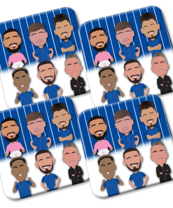Ipswich 2024-25 Vector Heroes Coasters Pack Of 4