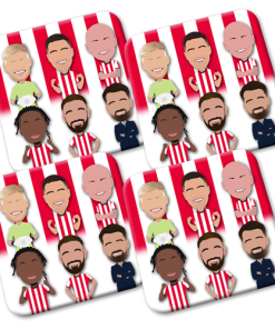 Southampton 2024-25 Vector Heroes Coasters Pack Of 4