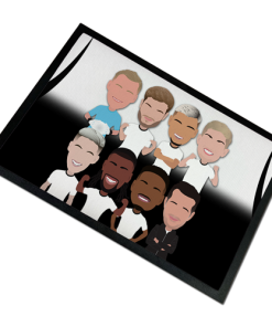 Fulham Players 2024-25 Vector Heroes Door Floor Mat