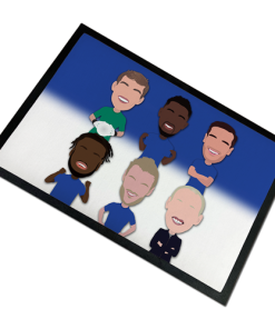 Leicester Players 2024-25 Vector Heroes Door Floor Mat