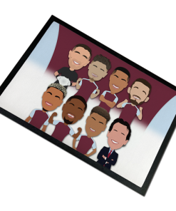 Villa Players 2024-25 Vector Heroes Door Floor Mat