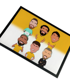Wolves Players 2024-25 Vector Heroes Door Floor Mat