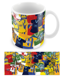 Mansfield Retro Shirt Classic Kit Mug Mash Stags