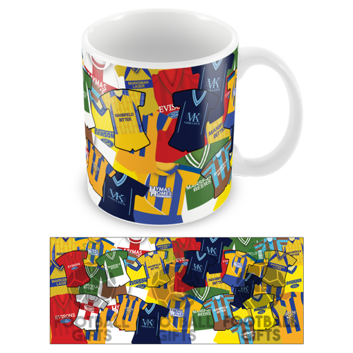 Mansfield Retro Shirt Classic Kit Mug Mash Stags