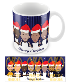 Spurs 2024-25 Vector Heroes Christmas Mug