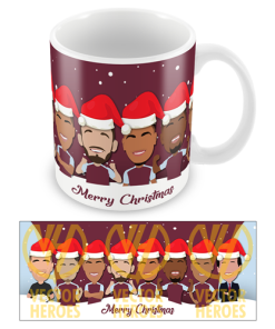 Villa 2024-25 Vector Heroes Christmas Mug