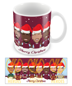 West Ham 2024-25 Vector Heroes Christmas Mug