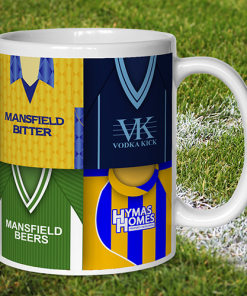 Alternative view of Mansfield Retro Shirt Montage Mug Stags