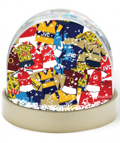 Arsenal Retro Kit Mash Snow Globe