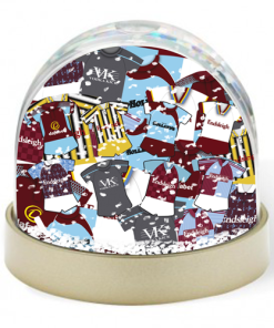 Burnley Retro Kit Mash Snow Globe
