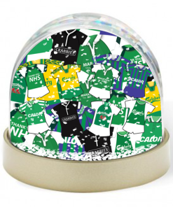 Hibs Retro Kit Mash Snow Globe
