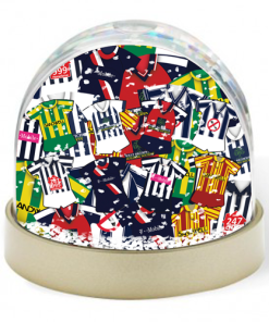 West Brom Retro Kit Mash Snow Globe