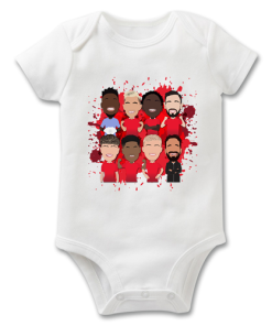 Man Utd Baby Grow Vector Heroes 2024-25